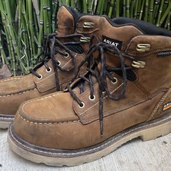 Ariat Men's Rebar Lift 6" Waterproof Composite Toe Work Boots, Sz 7D Men’s or 8.5D Women’s