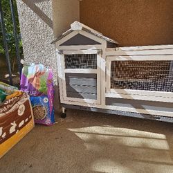 Guinea Pig, Rabit, Small Animal Hutch House 