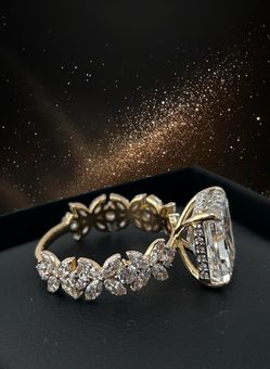 Beautiful radiant shape lab-Grown Certified Ring