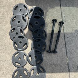 Vinyl Standard Dumbbell Weights With Plastic Handles 