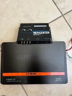 Subwoofers And Amp