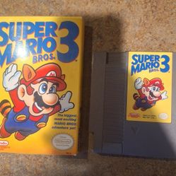 Super Mario 3 With Box $40 Pick Up In Glendale No Manual