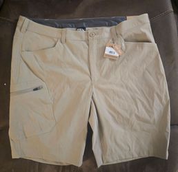Eddie Bauer Men's Khaki Hiking Shorts UPF 50+