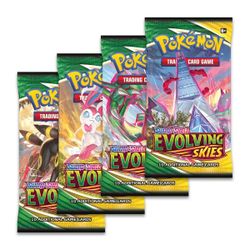 Pokémon TCG Sword & Shield Evolving Skies Booster Packs