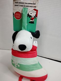 Peanuts Snoopy Baby Holiday Pull-Down Toy