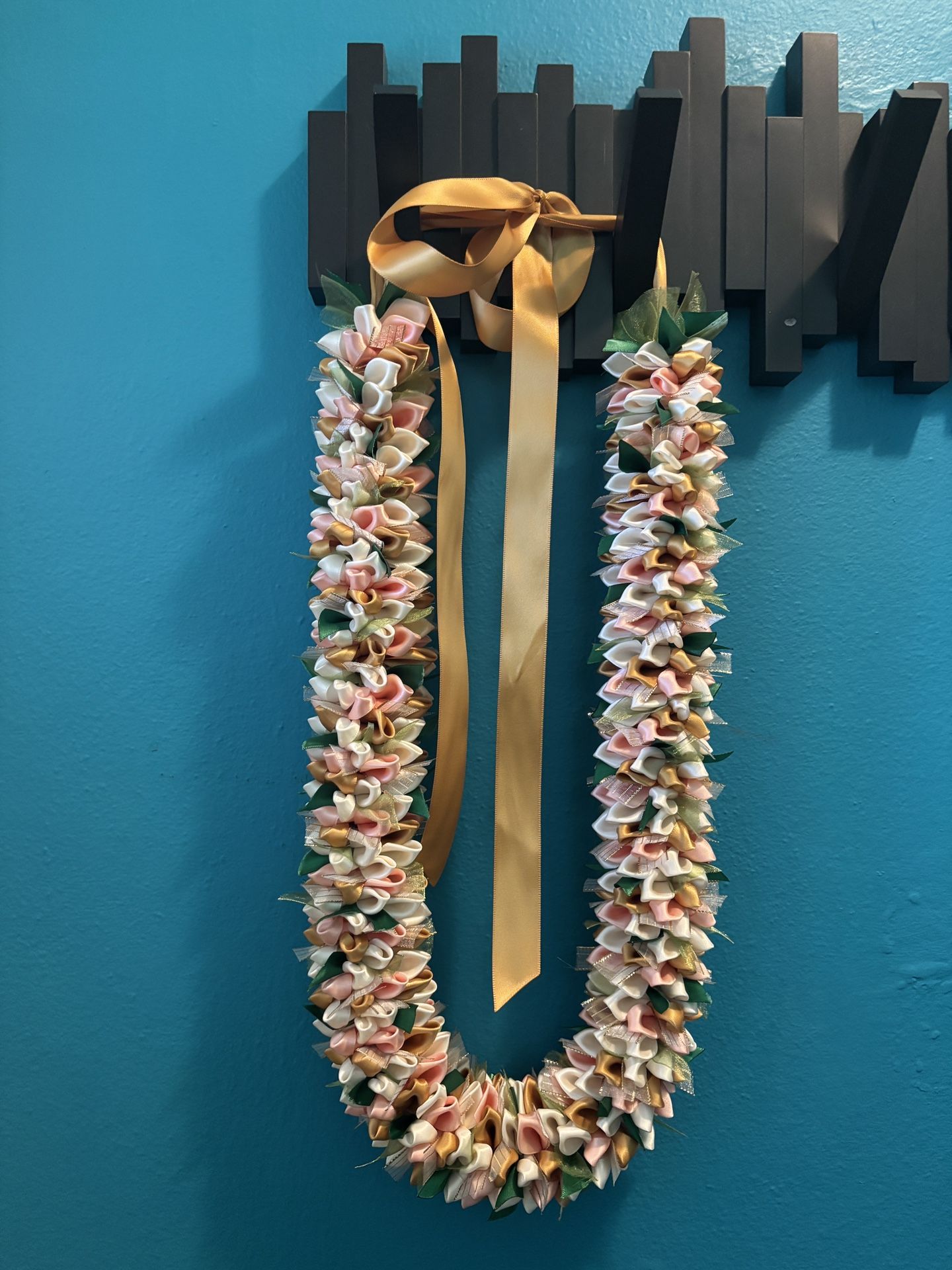 Handmade ribbon lei