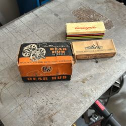 Vintage Bicycle Parts Boxes