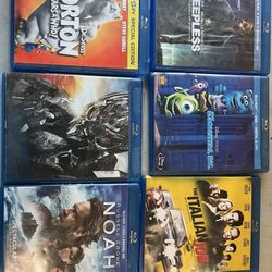 Blue Ray DVD Bundle