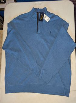 New Men 2x Polo Ralph Lauren Quarter-Zip Pullover Sweatshirt