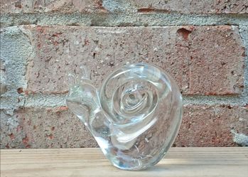 Art Glass Snail Figurine