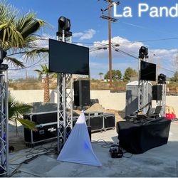 TVs for DJ, 42”  with transport case