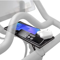 Original SureMountPro | WF Sports Made For Peloton Phone Holder System | Premier Peloton Bike Accessories | Large Peloton Compatible Cell Phone Mount 