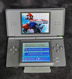Nintendo DS Lite Black Handheld Game Console