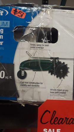 Traveling sprinkler Orbit 13,500 sq ft