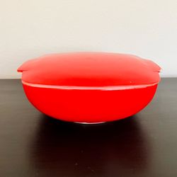 Red Pyrex Casserole Dish 525B 2 ½ qt