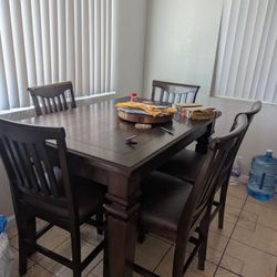 9 Piece Counter Height Dining Table 