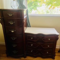 Antique Dresser And Nightstands