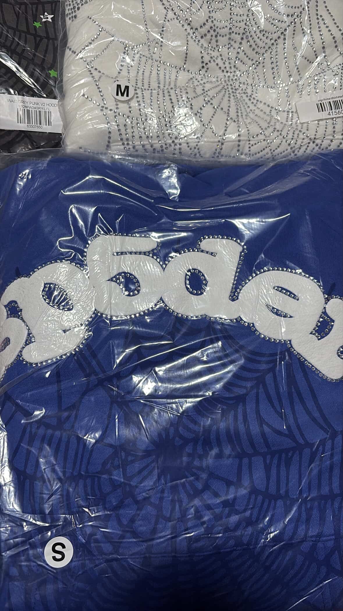 Blue Sp5der Hoodie