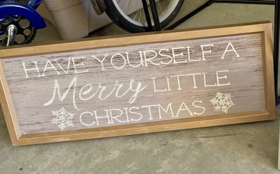Farmhouse Wall Decor Sign – $5