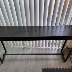 Console Table Painted Brown 54”x30”x11”