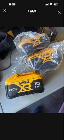 Dewalt batteries, 20V, 10Ah  $100 each