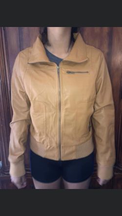 Women leather jacket