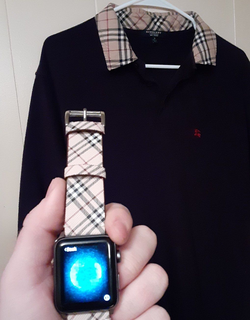 Burberry POLO London, Apple watch series 3 (42 mm) Burberry band