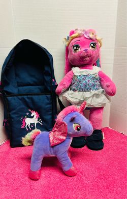Build A Bear Pink  Stuff Animal