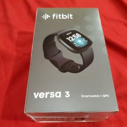 Brand New Sealed Fitbit Versa 3 Black