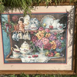 Picture Frame / Tea Party Painting 