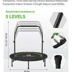 Foldable mini trampoline- Great condition