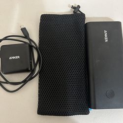 Anker PowerCore+ 26800mAh PD 45W with 60W PD Charger and Carrying Pouch 