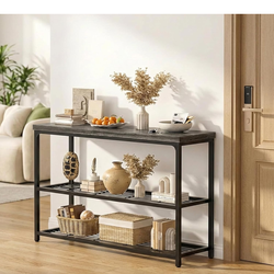 Console Table with Storage, 3-Tier