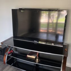 TV Stand With 55 Inch TV