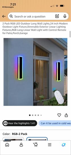 Outdoor Wall Light Sconce- 2 lights