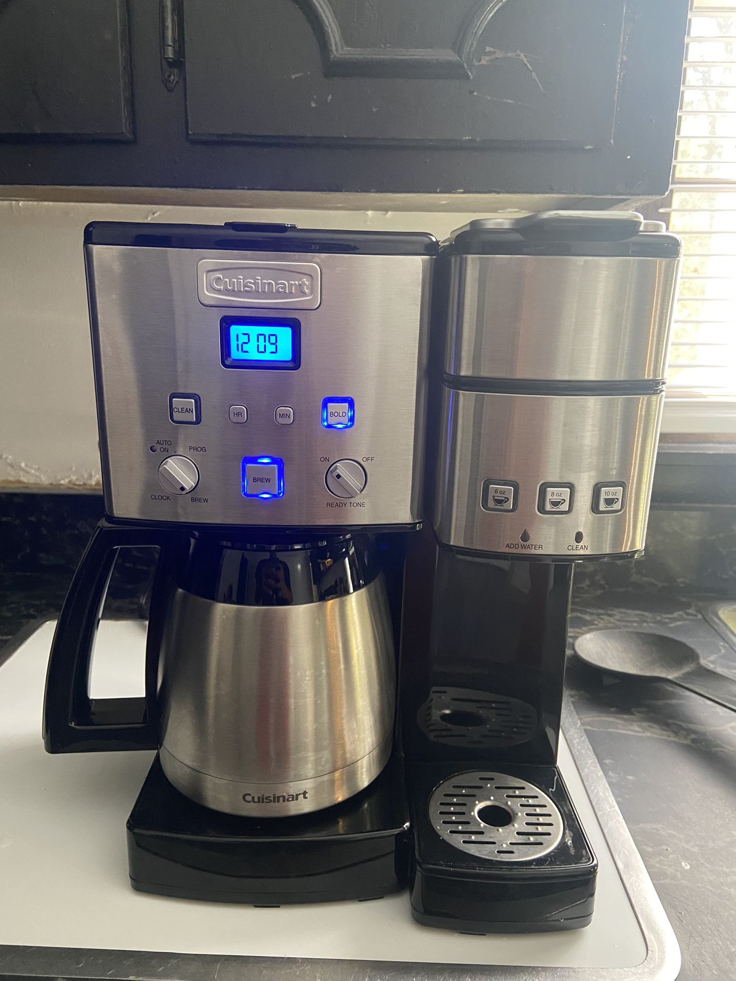 Cuisinart Stainless Steel 10 Cup Drip Coffee Maker, SS-20P1 Good Conditon