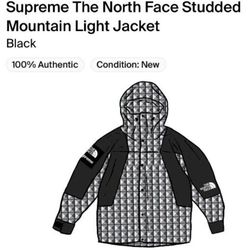 Supreme The North Face  Light Jacket Size LargeSupreme The North Face Light Jacket Size Large
