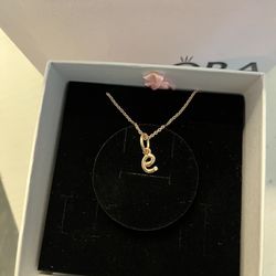 Necklace -letter E