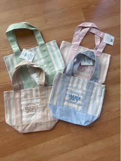 Trader Joe’s Striped Mini Tote Bag