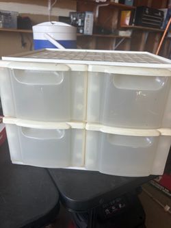 4 drawer storage unit