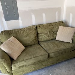 Green couch