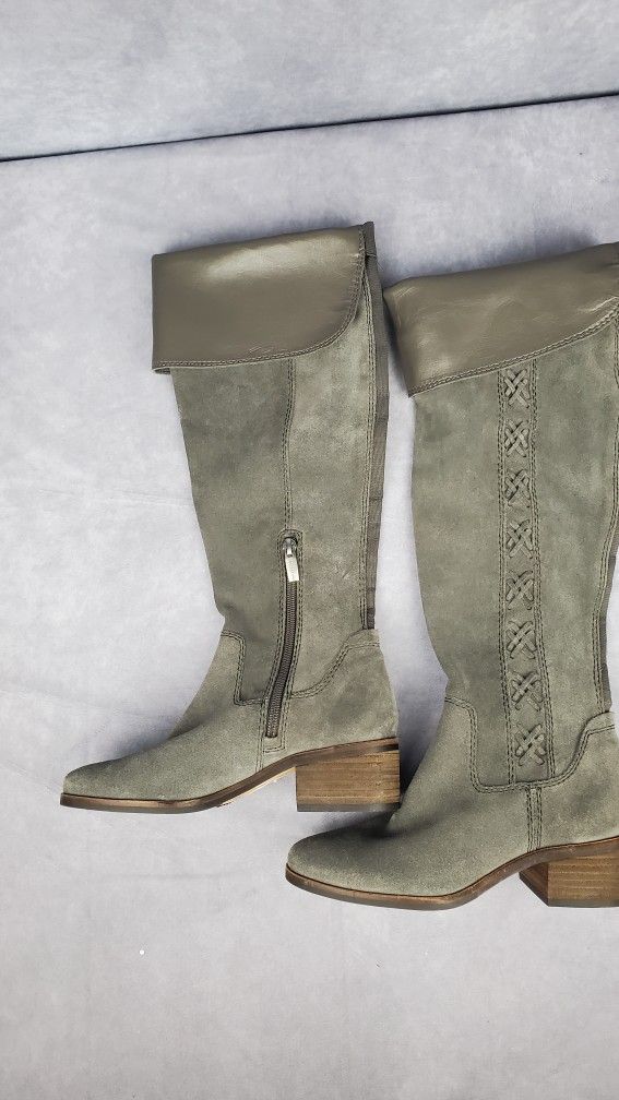 Women’s Vince Camuto Kressell Over the Knee Riding Boot - 4.5 Grey