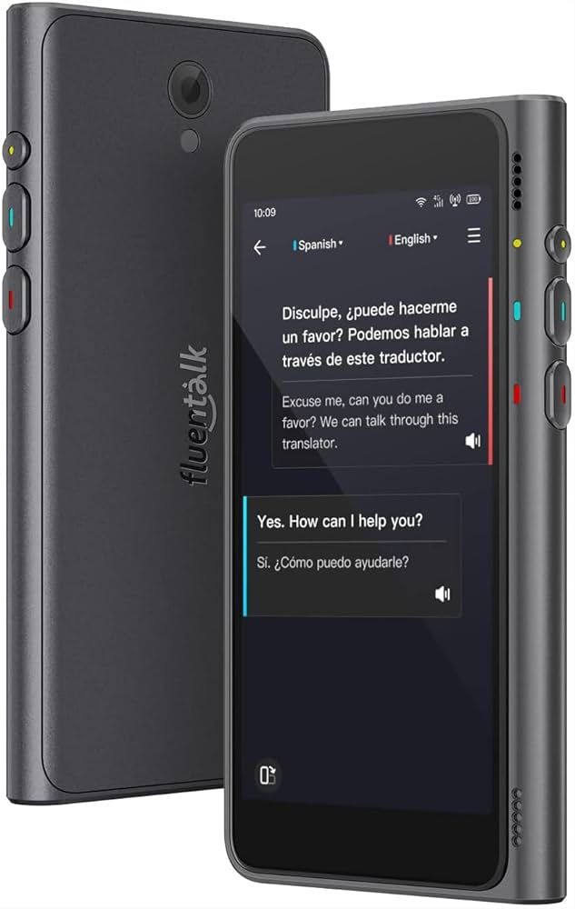 Timekettle, Fluentalk T1 Language Translator Support 40 Languages and Photo Translation, Instant Translator Device No WiFi Needed, with 2-Year Global