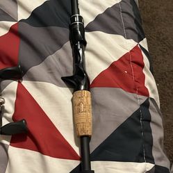 Bait caster with telescope pole