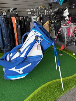 Mizuno Golf Stand Bag Blue and White