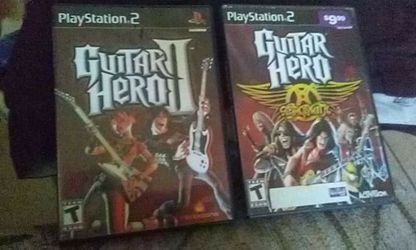 PS2 Guitar hero games