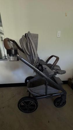 Nuna MIXX next Refined Collection Stroller & Sling Bag Set with Cupholder attachment