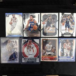 Jalen Brunson Mixed Insert Silver Lot (8)