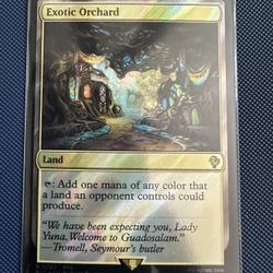 Exotic Orchard (Surge Foil) - Commander: FINAL FANTASY (FIC) Magic The Gathering Mtg Card