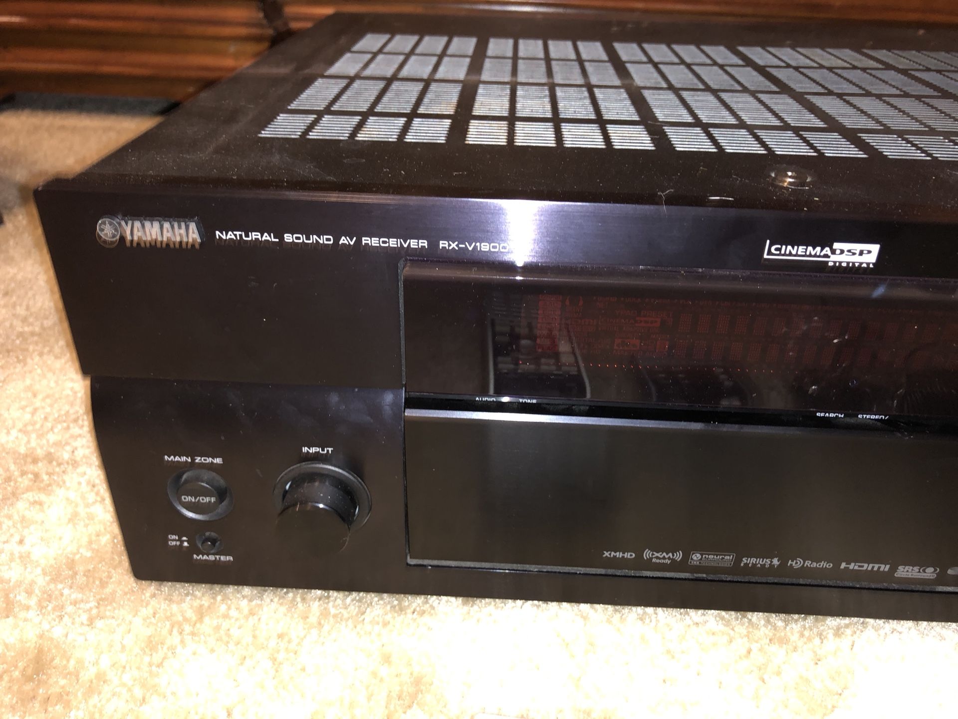 Yamaha RX-V1800 Receiver with full surround sound